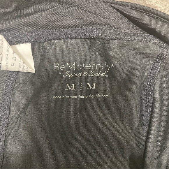 Be Maternity Ingid & Isabel Cropped Black Leggings​​ - Picture 3 of 5